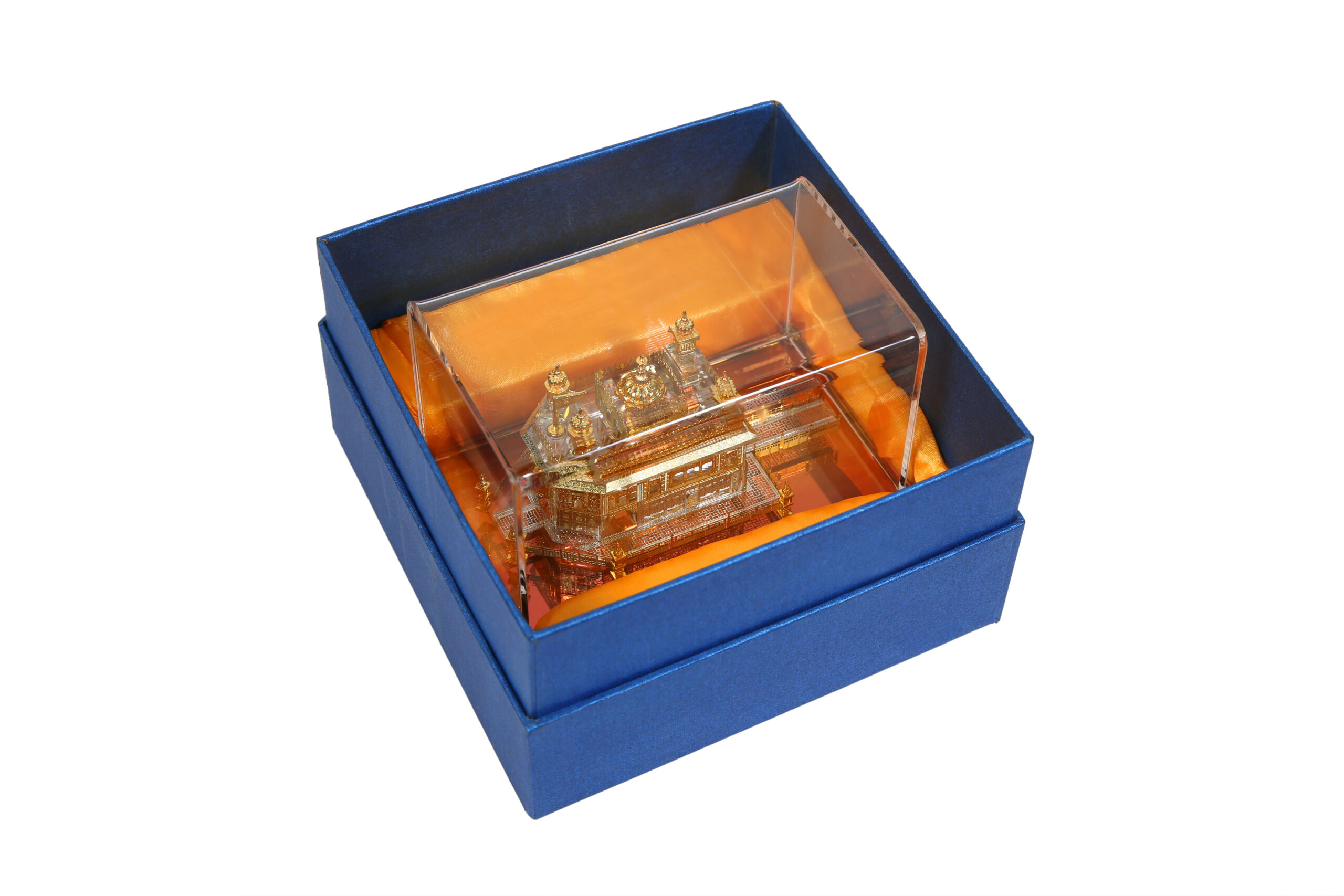 24K Gold Plated Idol of Harmandir Sahib/ Golden temple (3.50*3.15*2.75 inches) - Image 4