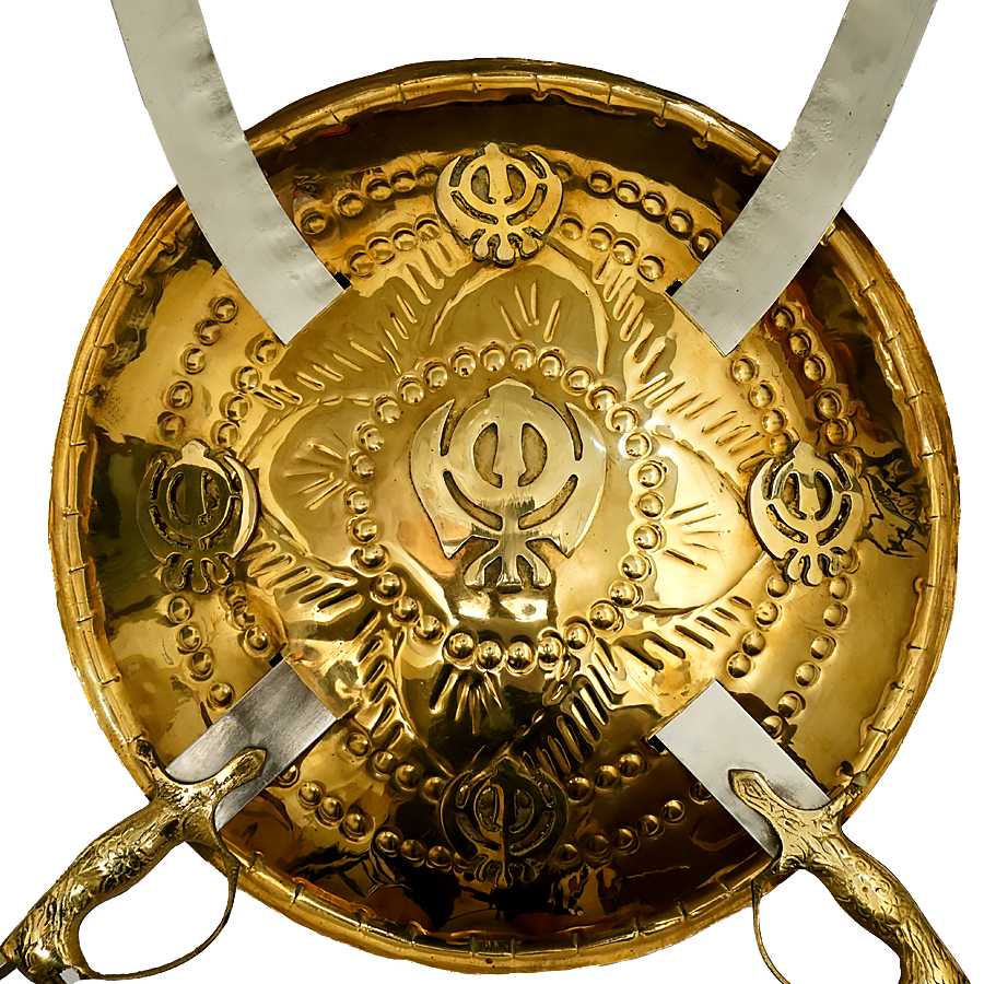Khanda Shield and Sword Set , 16 inches - Image 3