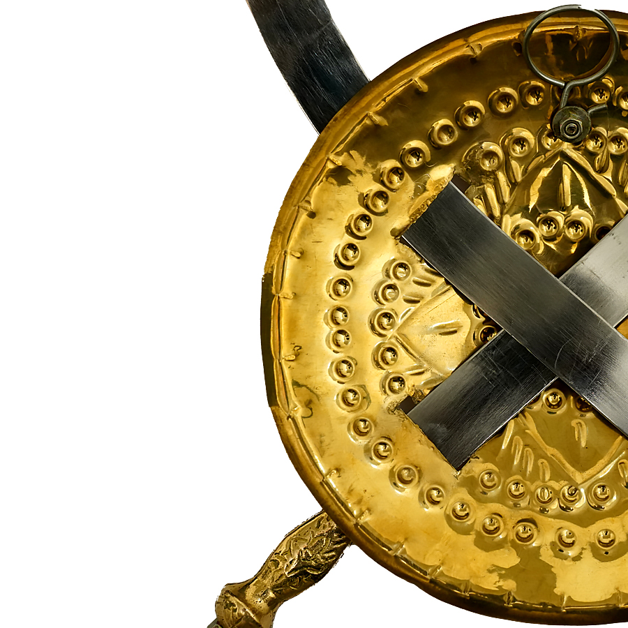 Khanda Shield and Sword Set , 16 inches - Image 4