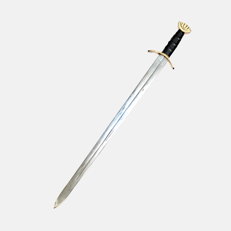 Kirpan with Black Leather Sheath - Image 5